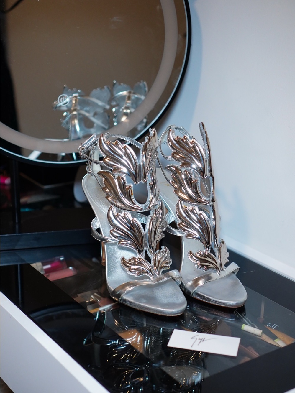 Giuseppe Zanotti Cruel Summer Heels Silver